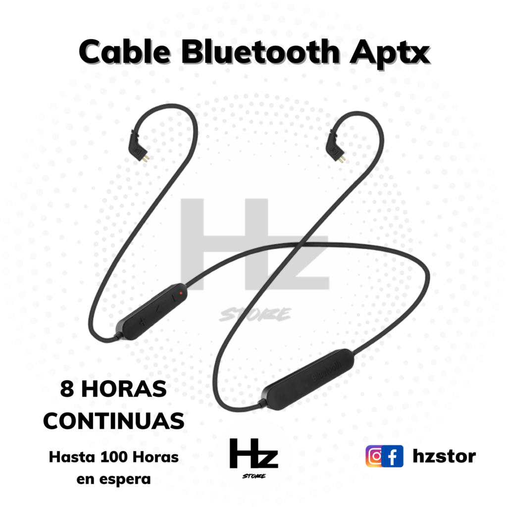 Kz aptx plus 8 horas pin c modulo bluethooth in ear kz audifonos