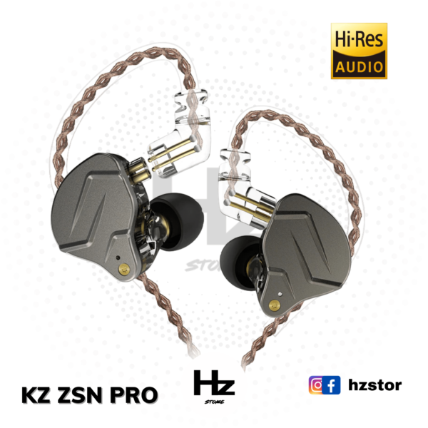 Audifonos Kz Zsn Pro in ear 4 drivers hifi